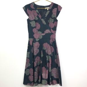 Mata Traders XS  Black rose dress